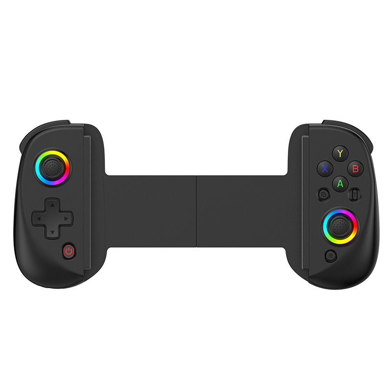 The D8 stretchable gamepad features an RGB dazzling six-axis joystick and is compatible with switch, ios, and Android Item Picture