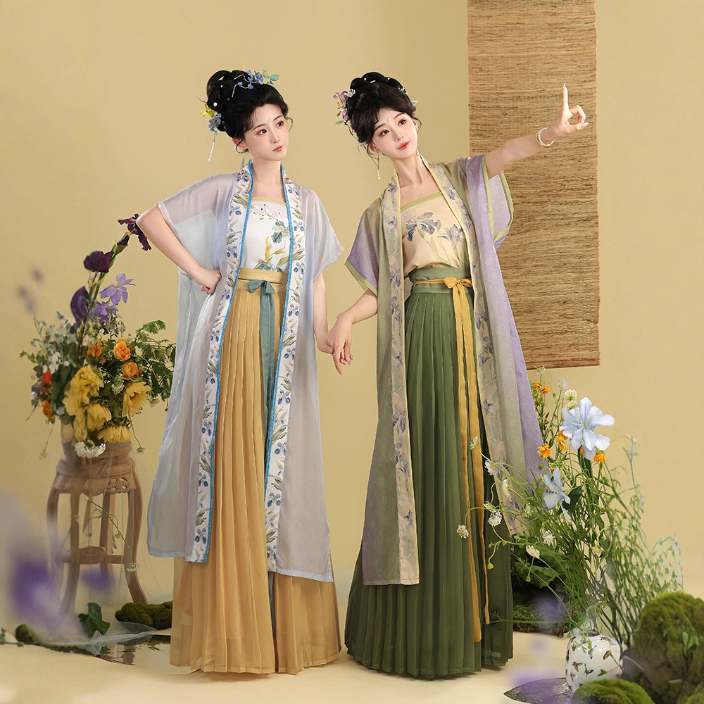 New stock of long-sleeved Chinese-style Hanfu women's performance costumes and armor made in the Ming Dynasty Application Scenario