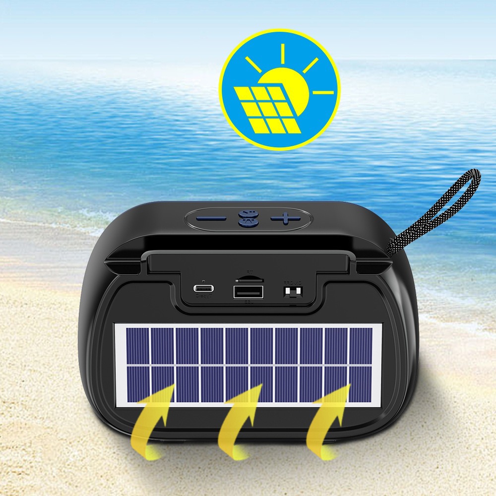 Le Xiangyu African Portable Bluetooth Speaker, Outdoor Small Solar Mini Music Player, Wireless car Subwoofer Specification image