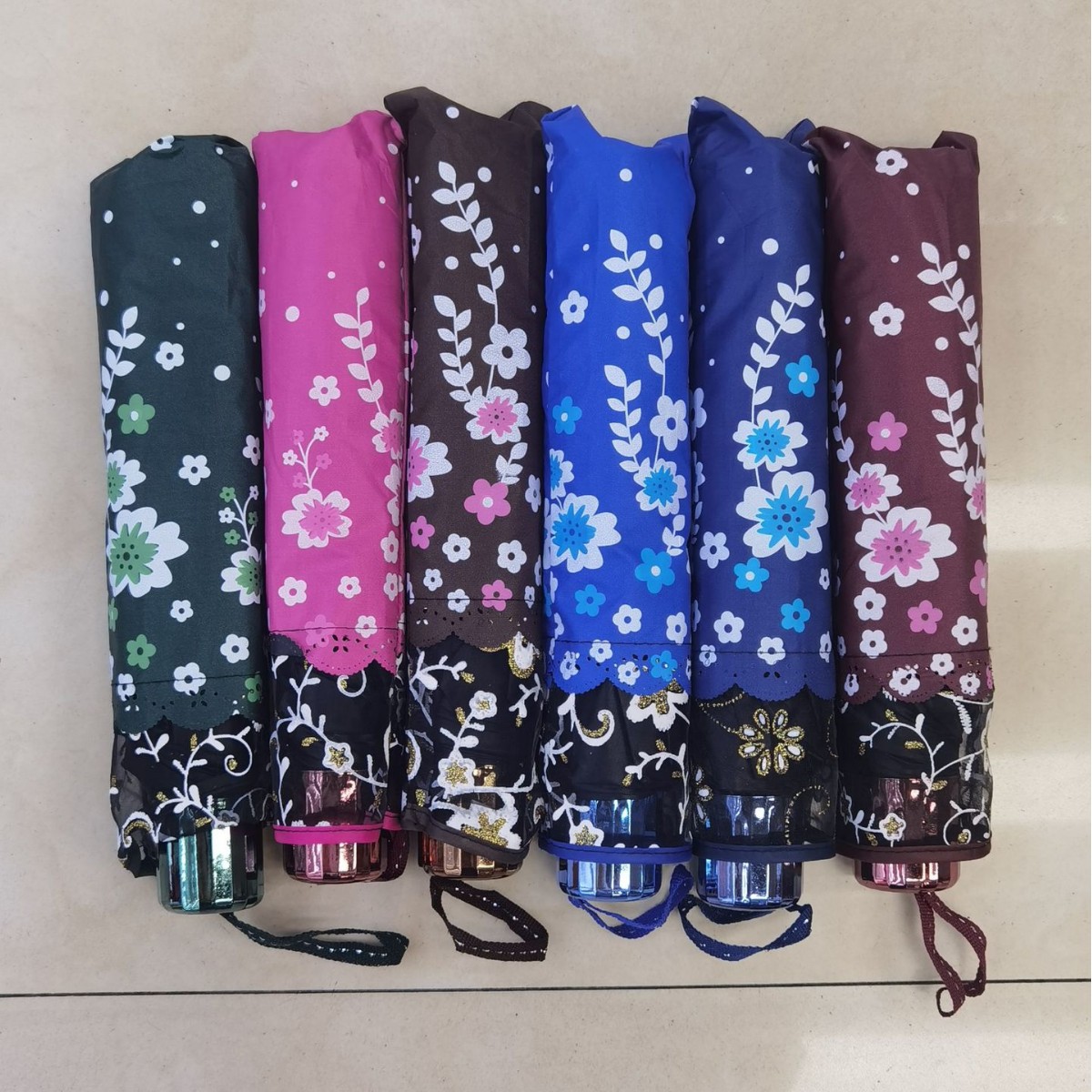 10 Bone lace lace umbrella for girls, high appearance level, black rubber sunshade, all-weather and all-weather sunshade umbrella, thickened and enlarged