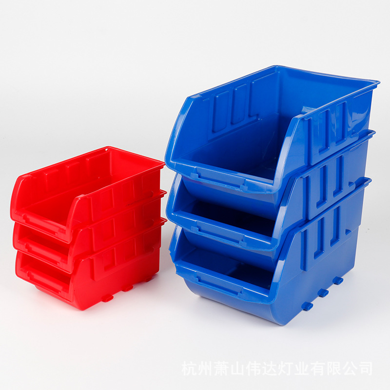 New material thickened plastic box, hardware tool box, parts, screw box, rectangular combination bevel storage box, direct supply