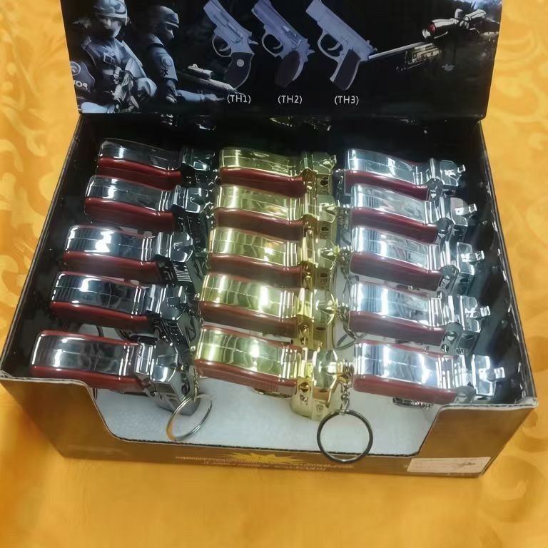 Children's toy laser flashlight gun, keychain gift, infrared two-in-one flashlight, No. 26 multi-functional gun