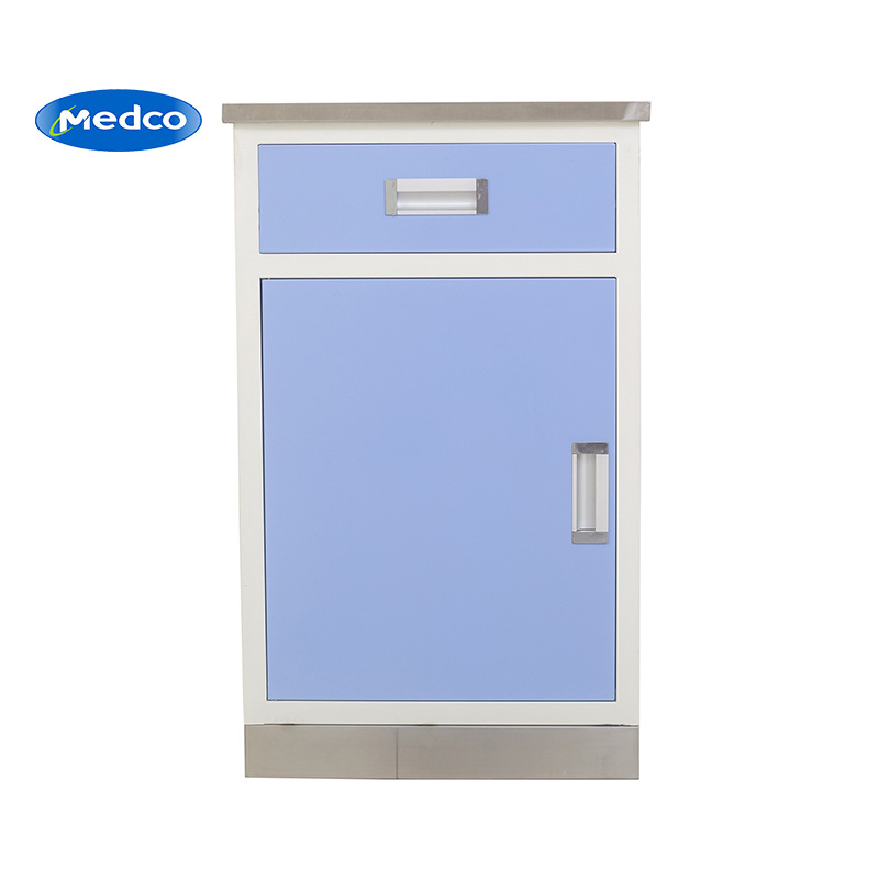 Cross-border exclusive medical stainless steel bedside tables, hospital bed storage cabinets, large-capacity storage cabinets for nursing homes, bedside tables