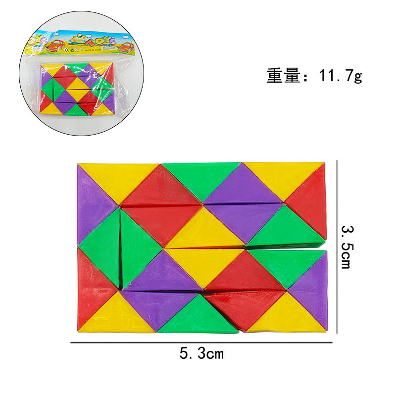 Juguete intelectual transfronterizo 24 segmentos regla mágica 100 variaciones plegable puzzle trompeta 24 segmentos 100 variaciones regla mágica regalo Application Scenario