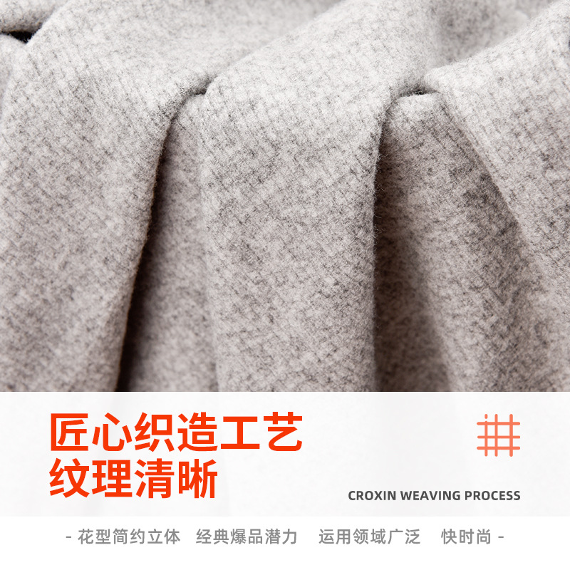 260g French fine ribbed textured fabric, 40-count artificial cotton ribbed 2*2 knitted fabric, T-shirt, pajamas and underwear fabric details Picture