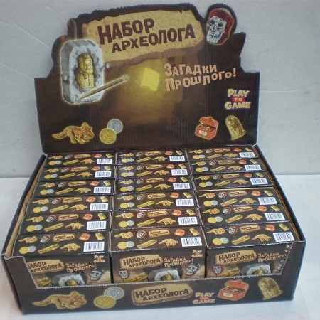 儿童恐龙木乃伊金币盲盒系列考古挖掘科学实验手工益智玩具考古图