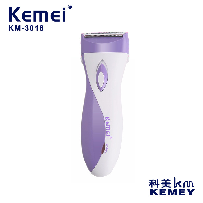 科美脱毛仪KM-3018跨境剃毛器女士剃毛器全身剃毛刀刮毛器脱毛器