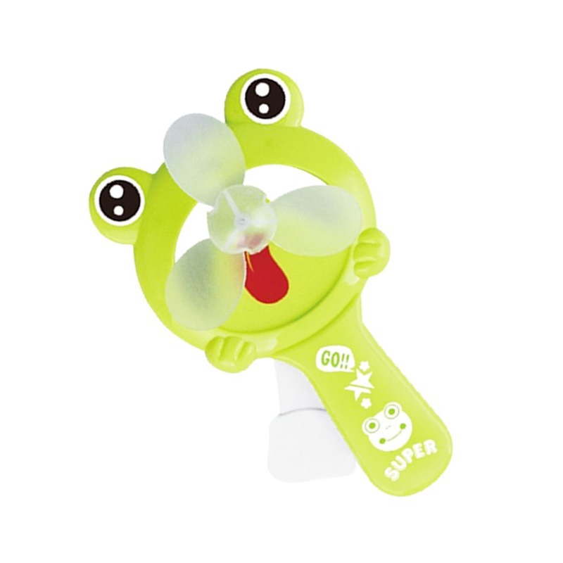 青蛙手压风扇 可爱学生便携式卡通厂家直销创意图案小风扇
