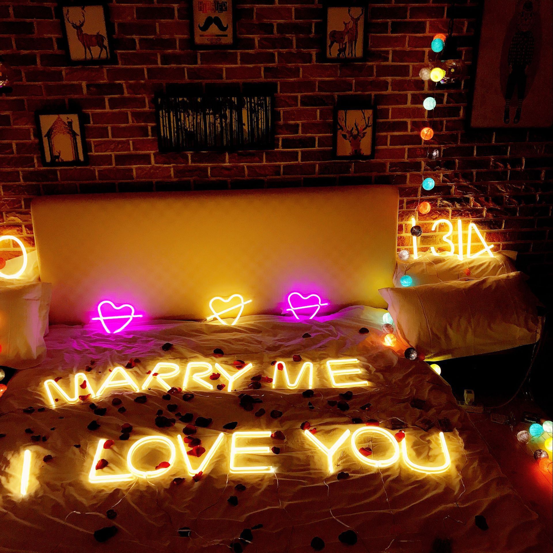 亚克力霓虹灯/圣诞灯串灯/鸡心灯/跑马灯/彩灯礼品产品图