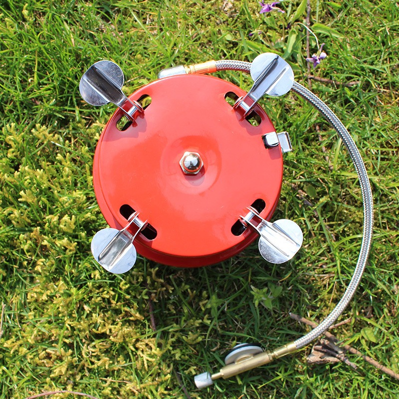 Concave and convex outdoor windproof camping stove head, portable stove head, Lotus ultra-light stove head, picnic stove and cooking equipment Application Scenario