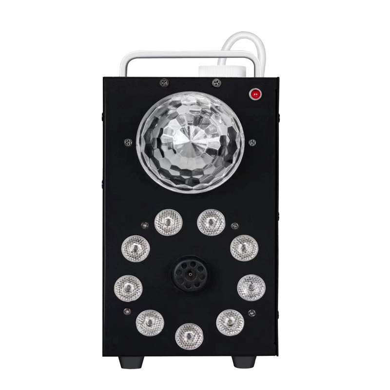 Factory direct sales 700WLED remote control magic ball full-color stage smoke machine, stage special effects, wedding party, bar, nightclub atmosphere rendering, Halloween, Christmas festival event atmosphere creation full figure