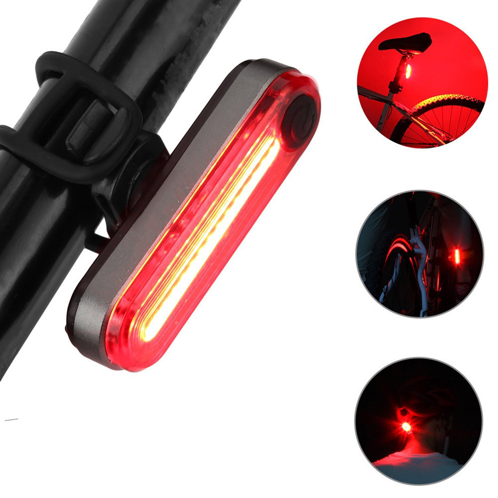 Maichuang USB charging bicycle light set, mountain bike strong light front light, night cycling, bicycle dead flying rear light Application Scenario