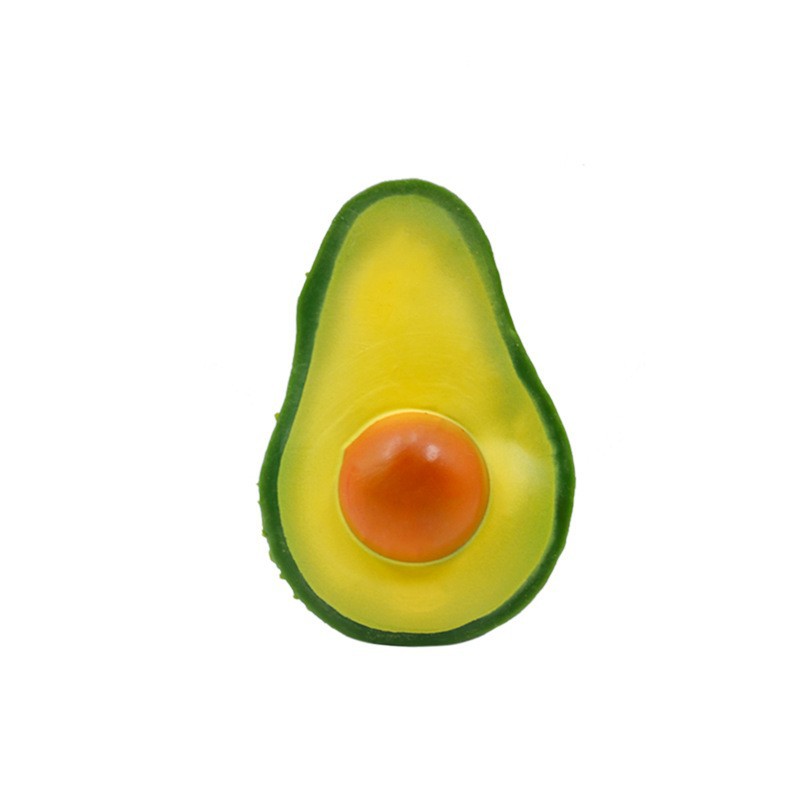 TPR Stress-Relieving Pinch Fun Customizes avocado simulation toys of the same style as those on Xiaohongshu, and customizes Instagram food and play stress-relieving toys Item Picture