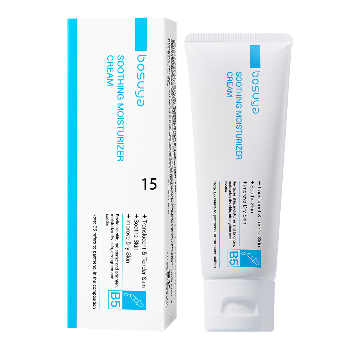 【 Cross-border Exclusive 】 Wholesale of bosuya Vitamin B5 Moisturizing Cream for moisturizing, refreshing, natural and firm skin Item Picture