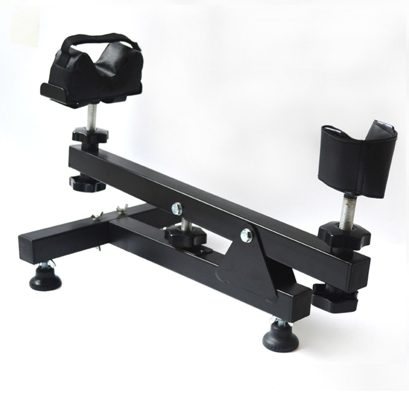 Outdoor best-selling shooting carbon steel stand, outdoor tactical tall and wide stand, gun stock stand, field military enthusiast practice stand Specification image
