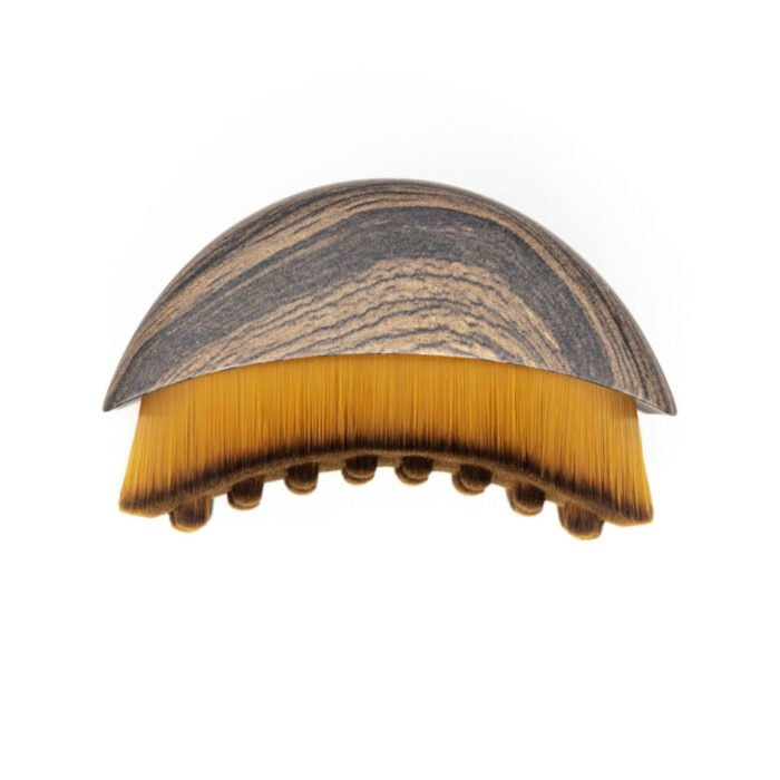 新款淋巴身体刷美容刷化妆刷Lymphaticcontourfacebrush按摩刷白底实物图