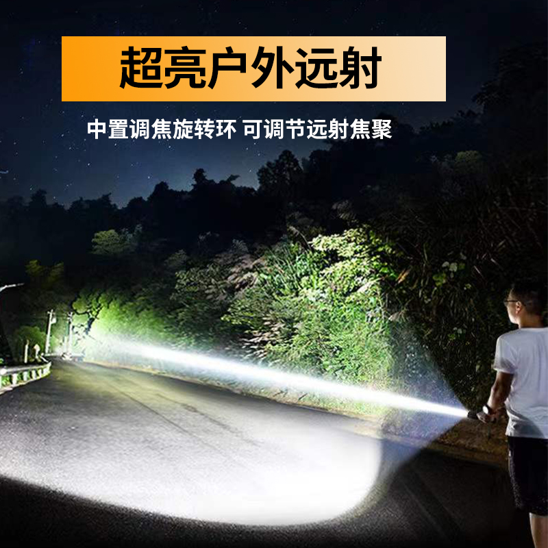 手电筒/小型手电/久量/战术手电筒/P70手电筒产品图