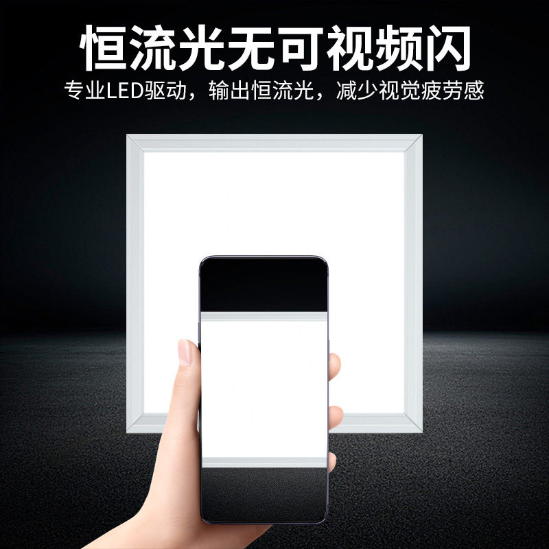 集成吊顶led灯厨房灯卫生间灯吸顶灯led平板灯嵌入式铝扣板灯产品图