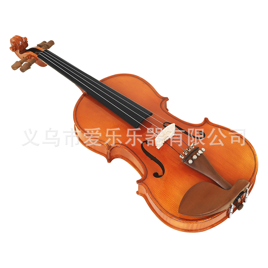4/4 violin with maple top, natural tiger grain, jujube wood accessories, handcrafted violin for adult performance Application Scenario