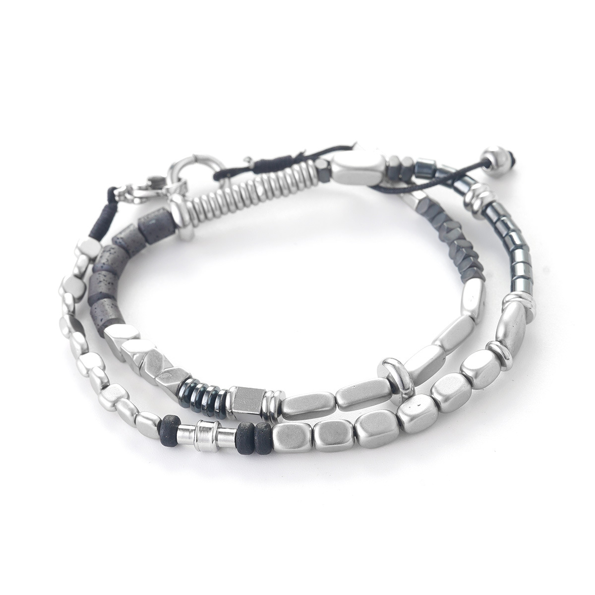 European and American colored stone jewelry, new Bohemian style, retro trend, non-fading, fashionable design sense beaded bracelet Item Picture