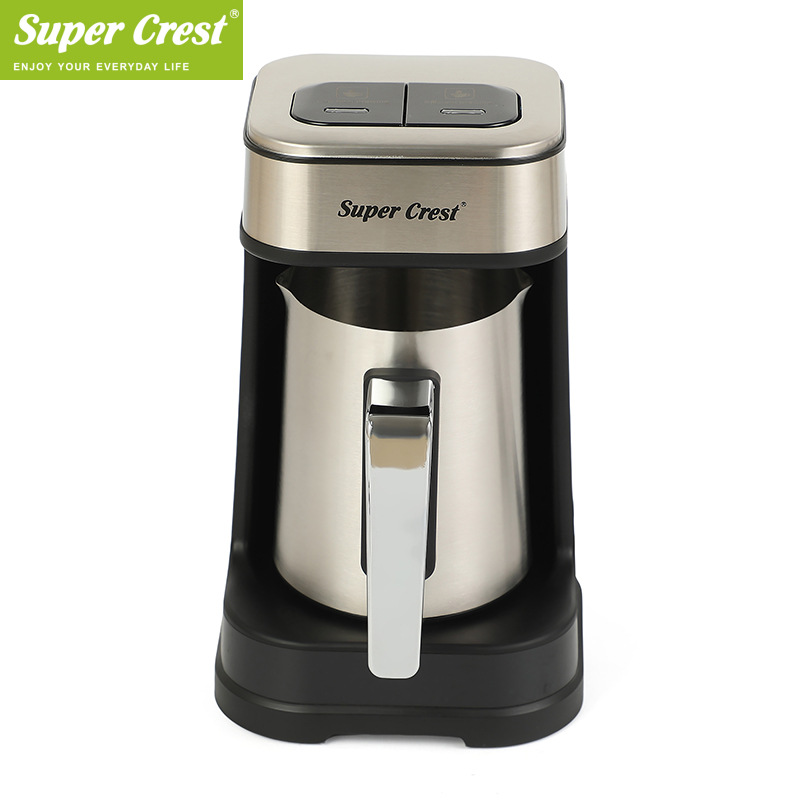 Super Crest跨境土耳其咖啡壶便携式不锈钢杯子咖啡机电热咖啡壶