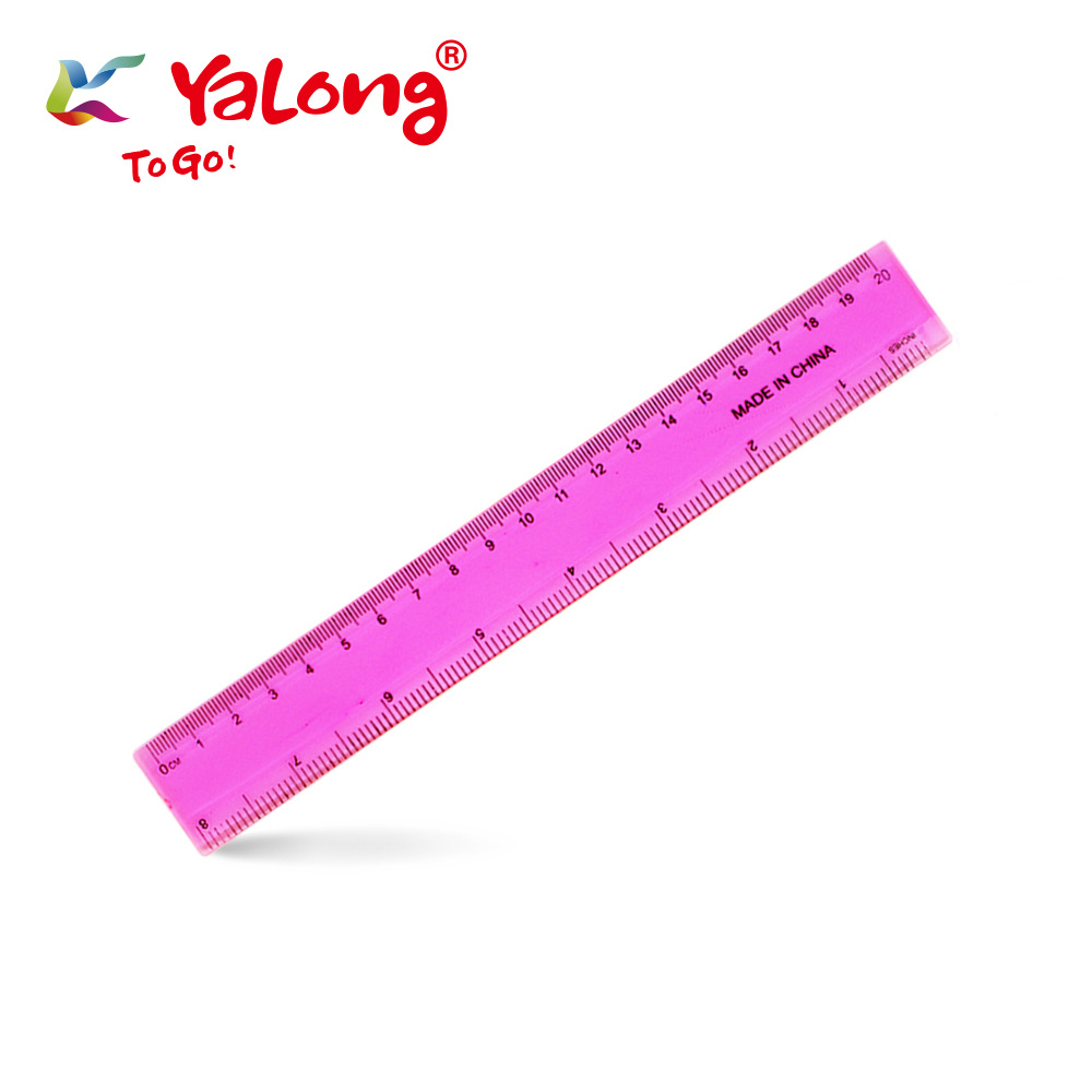 Yalong88135 4 pcs Geometry Set, Computer Resin Ruler, Math Tool Set, School Stationery Set Item Picture