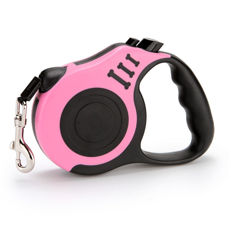 Cross-border pet automatic telescopic leash, dog chain, dog leash, bone automatic leash, outdoor dog walking leash Item Picture