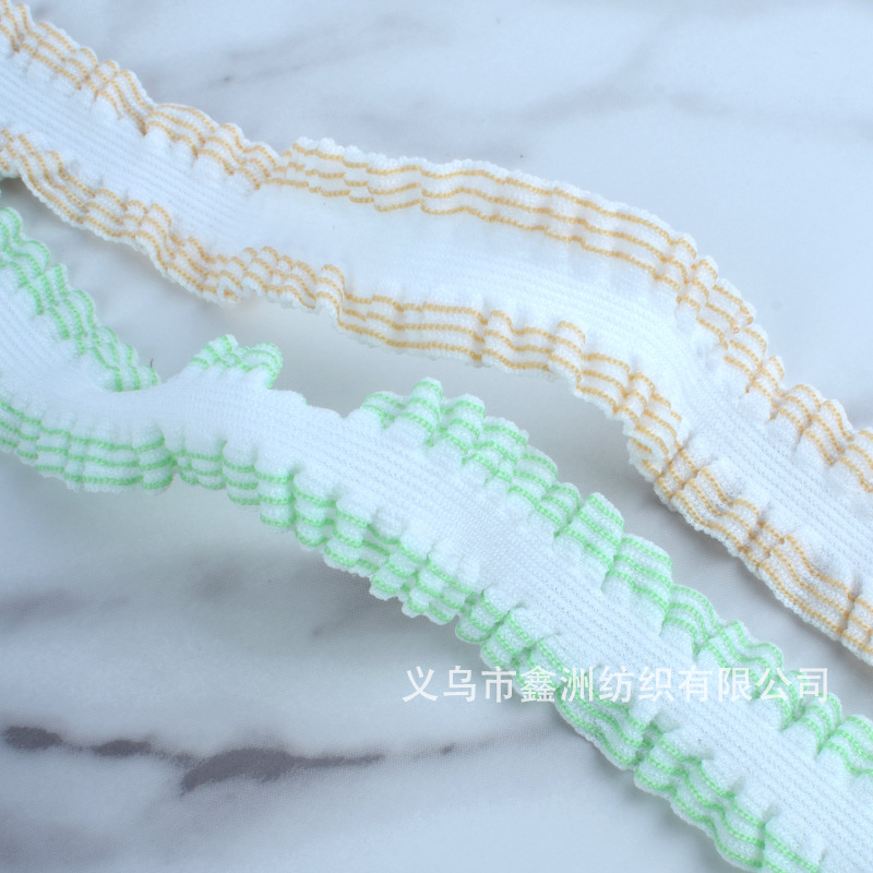 花边/花边钉珠/蕾丝花边/织带辅料钉珠/中式花边细节图