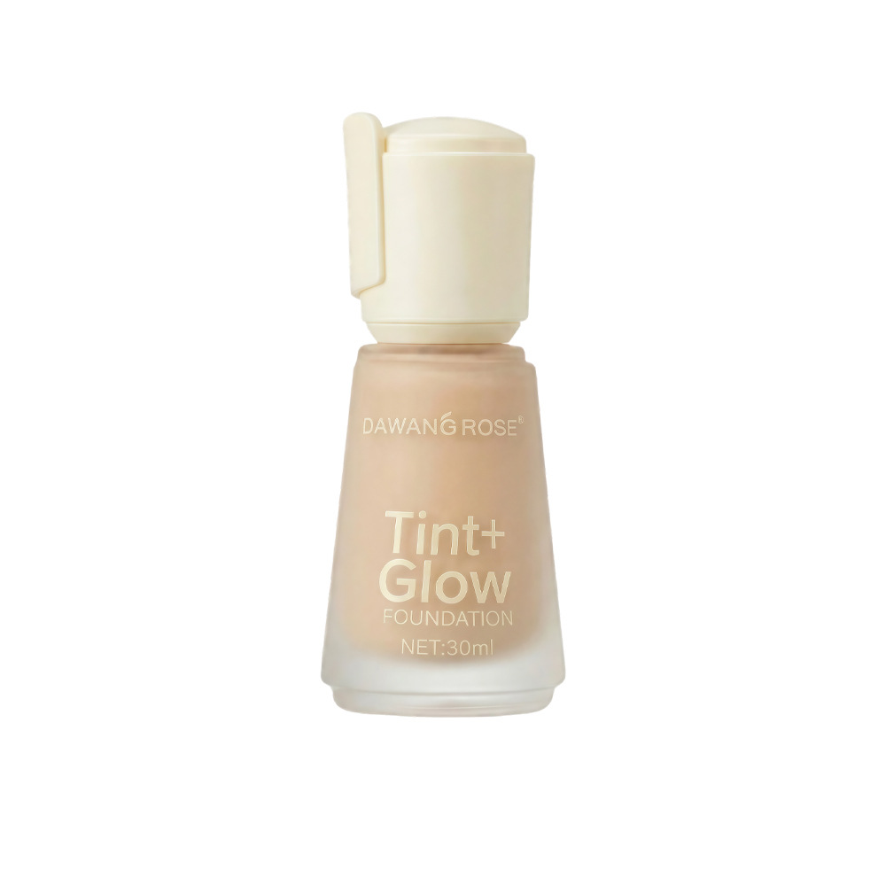 DAWANG ROSE Cross-border Foundation is long-lasting, does not smudge, provides concealer, controls oil, is water-resistant, sweat-proof, and does not smudge Item Picture