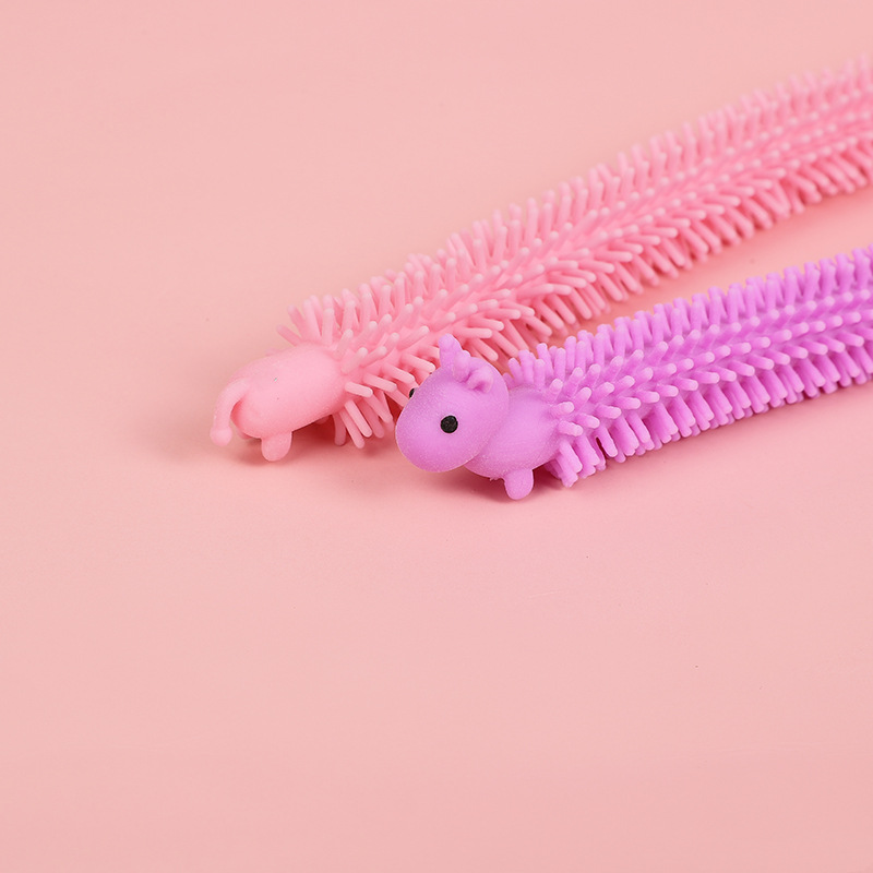 New stress-relieving gadgets: Elephant toys, stress-relieving and venting ropes, soft rubber mixed noodle ropes, animal lala fun wholesale details Picture