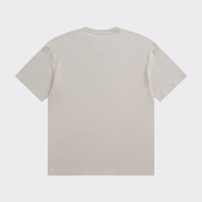 250g pure cotton T-shirt, a summer men's and women's heavyweight combed cotton short-sleeved urban casual base layer, 32-count cotton white T-shirt Application Scenario