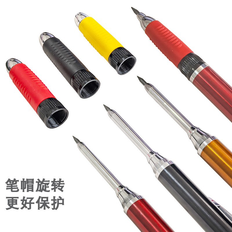 Two-in-one deep hole woodworking pencil, 2.8mm marking and drawing pen, engineering press woodworking pen, cross-border wholesale details Picture
