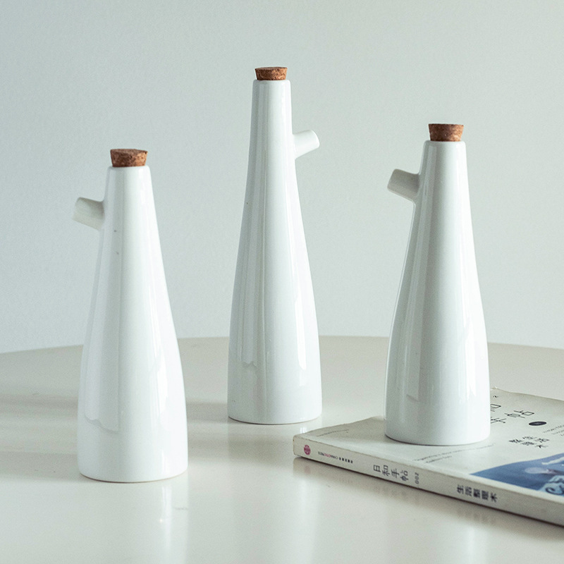 日式简约陶瓷调味瓶大容量油瓶醋瓶酱油壶家用创意厨房用品套装