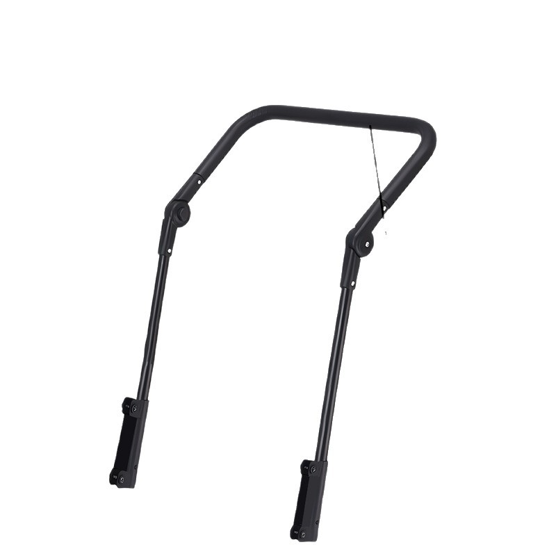 露营车推杆推车平折聚拢拉货车野营车拉杆车婴儿车配件手拉车拉杆白底实物图