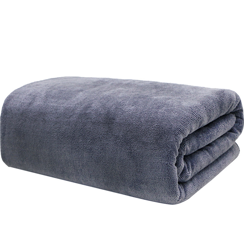 Beauty salon bath towels, massage and bed-making special bed sheets, water-absorbing and quick-drying large towels, no shedding, household use, printed logo Item Picture