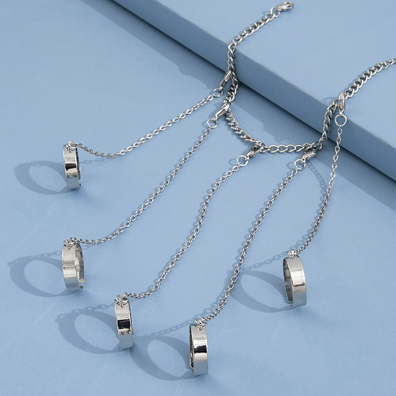 Adjustable opening ring bracelet, integrated personality hip-hop punk joint ring, cold style, niche retro ring trend Application Scenario
