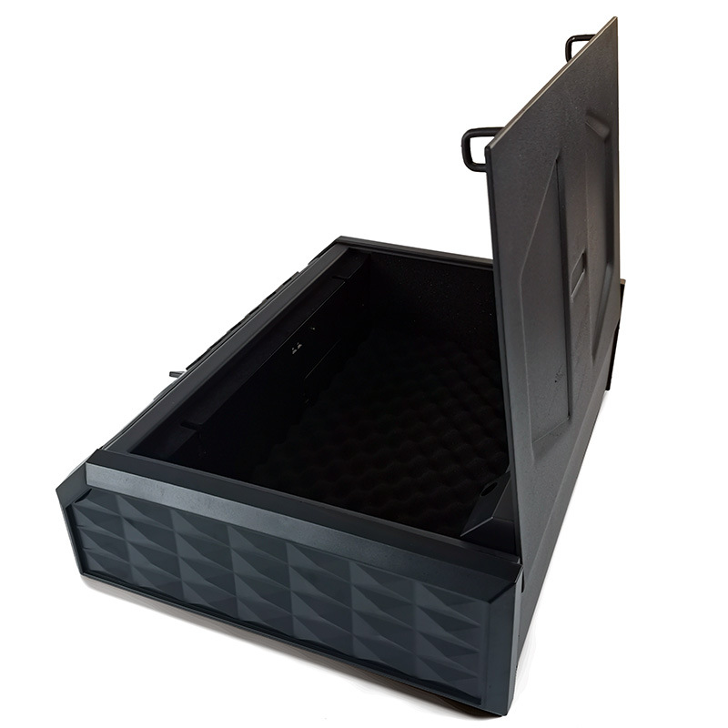 现货保险盒指纹车载迷你保险箱珠宝首饰盒现金便携式保险柜批发白底实物图