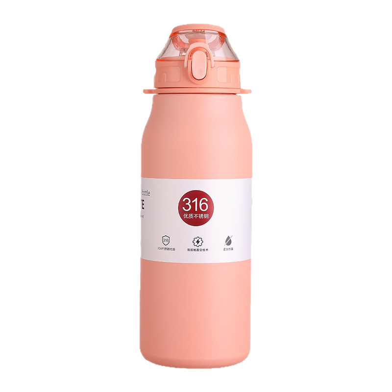 High-appearation-level large-bellied cups, insulated cups, direct drinking cups, large-capacity portable 316 stainless steel gift cups Item Picture
