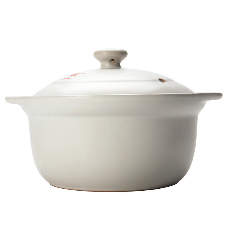 Large-capacity, high-temperature resistant, health-preserving soup pot, wide-mouthed clay pot, ceramic pot, stewing pot, household, made of Shi Ruizhifeng clay Application Scenario
