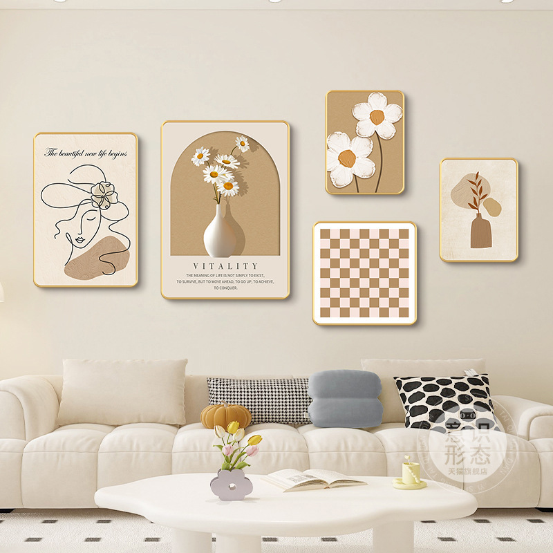 现代装饰画实物图