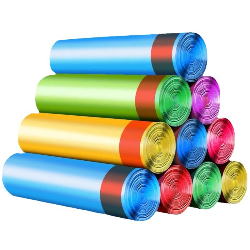 【5卷包邮】抽绳式垃圾袋加厚家用厨房一次性黑色垃圾袋手提厂家详情图5