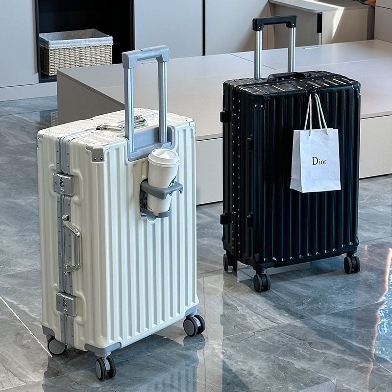 Suitcase, travel case, silent large capacity, sturdy aluminum frame, durable new universal wheel, combination case, student trolley case