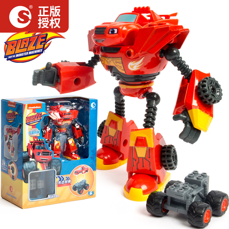 Official Chao Sheng Whirlwind Battle Team toy children's alloy transformable high-speed monster car toy robot model Application Scenario