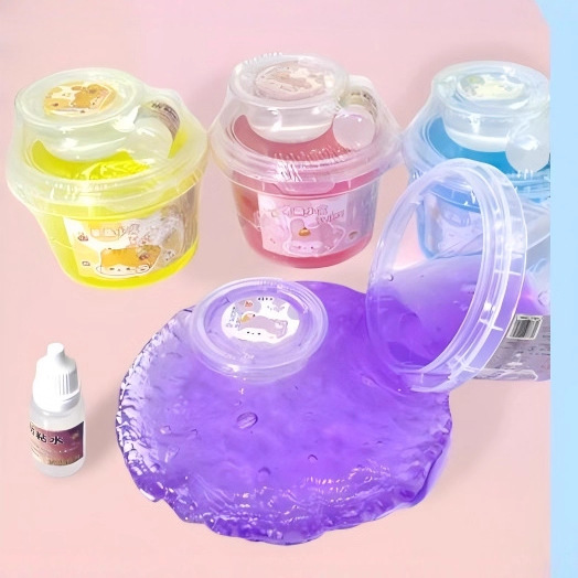 新款便宜爆炸果汁解压泥网红高颜值解压玩具泥便宜批发起泡胶厚实产品图