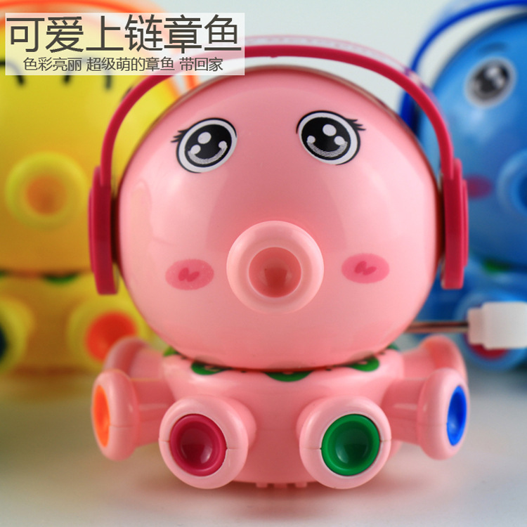 Chain-up educational toys for babies, Marine animals, wound-up little octopuses, octopuses, frogs, and children's toys details Picture
