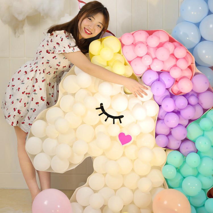 加厚马卡龙色气球结婚庆礼汽球装饰场景布置儿童100个装生日派对细节图