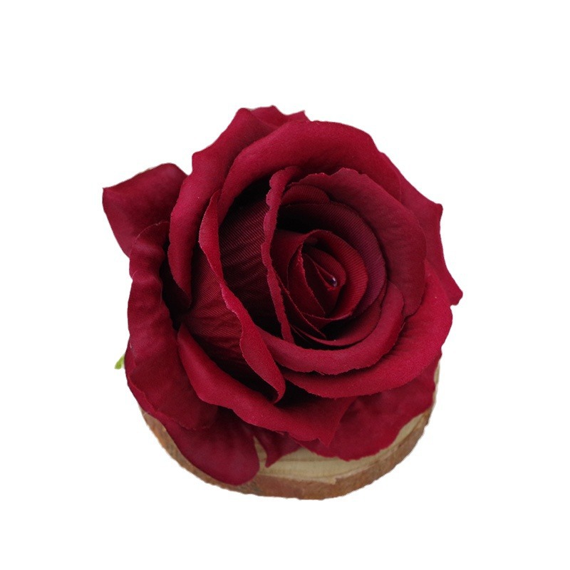 Factory wholesale wedding car decoration flowers, artificial large roses, hand-held bouquets, wedding flower materials, and artificial flower wall production Item Picture