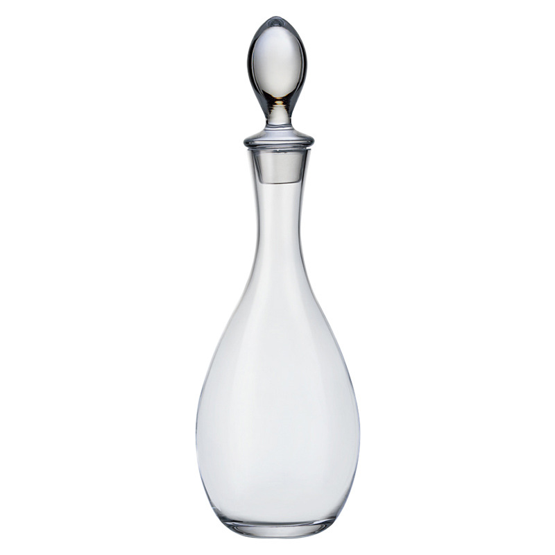 Czech imported crystal decanter, high-end red wine, home wine dispenser, light luxury and high-end covered wine bottle Item Picture