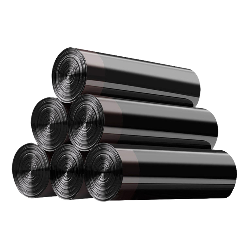 垃圾袋/垃圾袋定制/垃圾袋5丝加厚/宠物垃圾袋/黑色塑料袋白底实物图