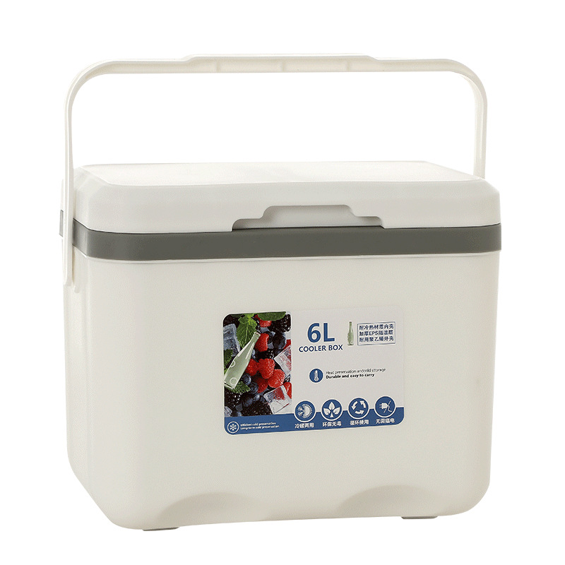 Insulated box, commercial food preservation and cold preservation for street vendors, portable ice bucket, convenient vehicle-mounted outdoor camping and picnic refrigeration box Item Picture